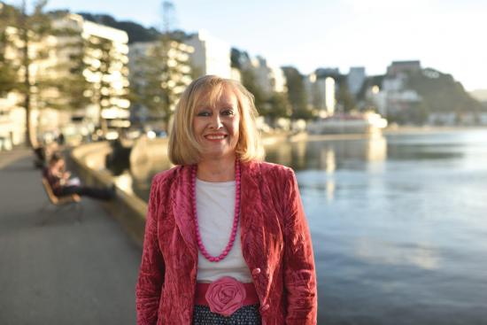 Sue Kedgley on Oriental Parade